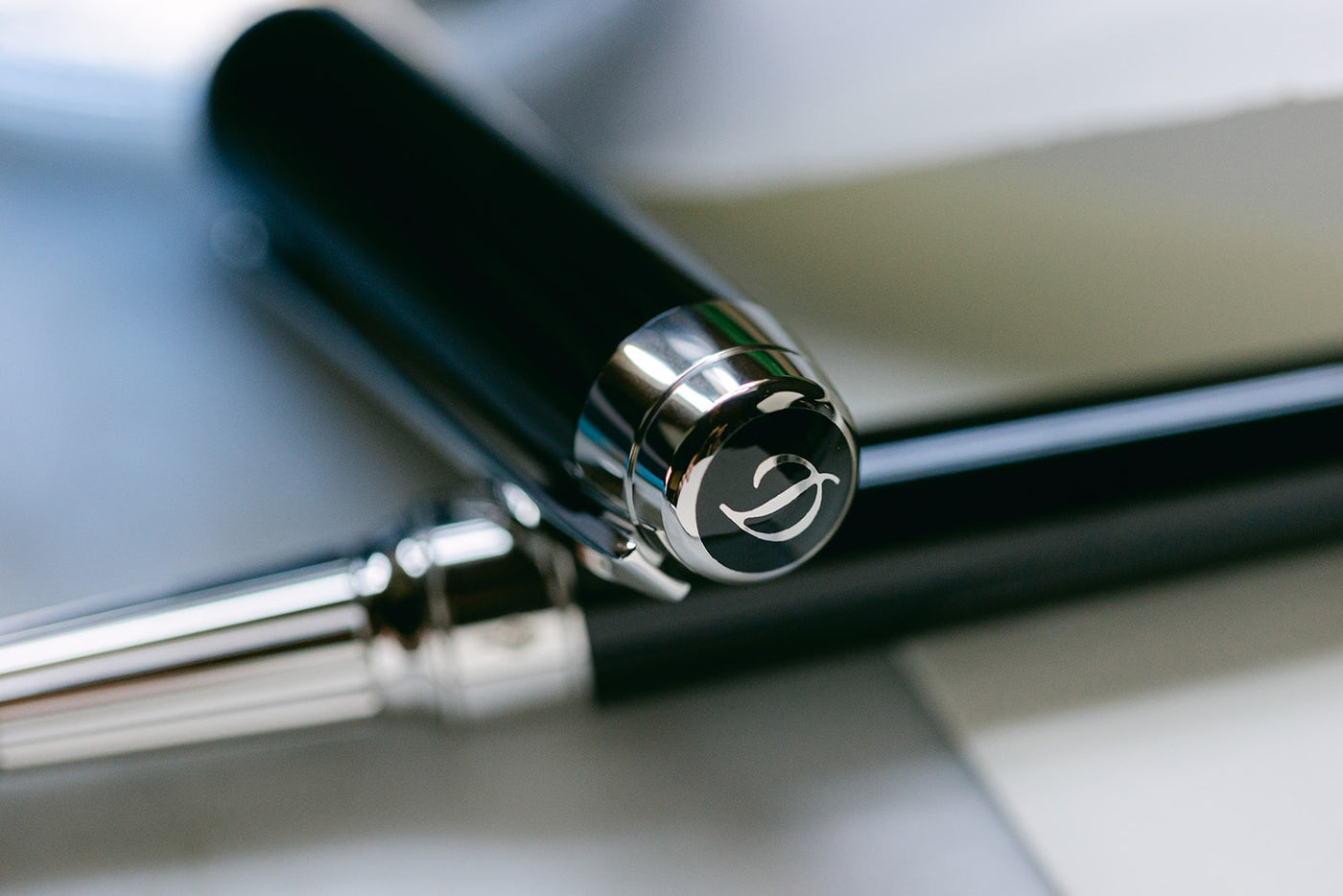 S.T. Dupont Line D Eternity XL Fountain Pen - Black Lacquer