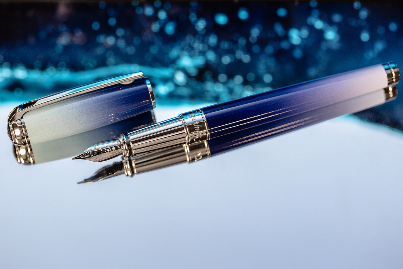 S.T. Dupont Line D Large Fountain Pen - La Mer