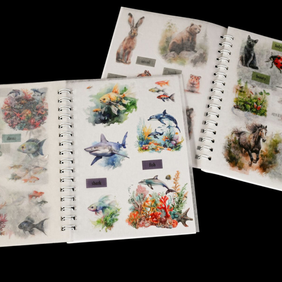 CoraCreaCrafts Sticker Book - Animal Kingdom