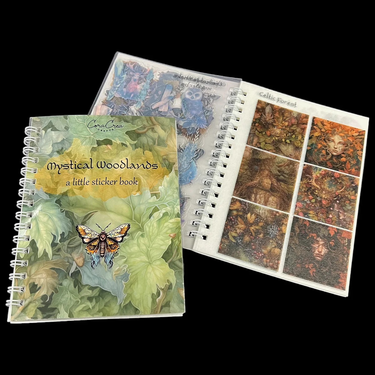 CoraCreaCrafts Sticker Book - Mystical Woodlands