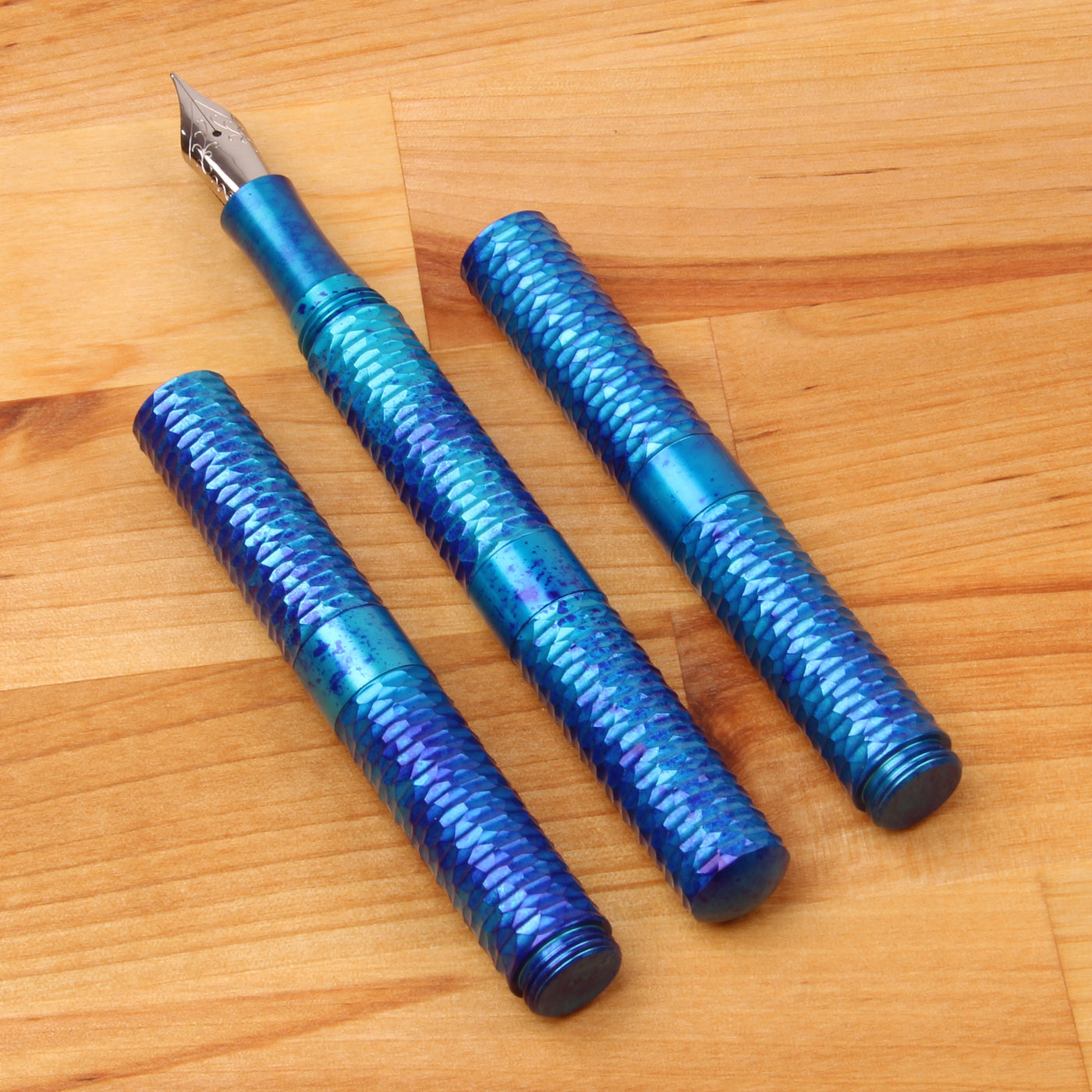 Schon DSGN Faceted Pocket Six Fountain Pen - Blue