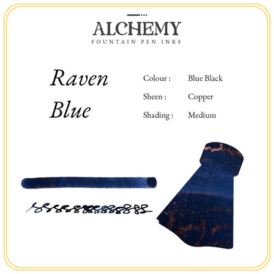 Endless Alchemy Raven Blue - 45ml Bottled Ink