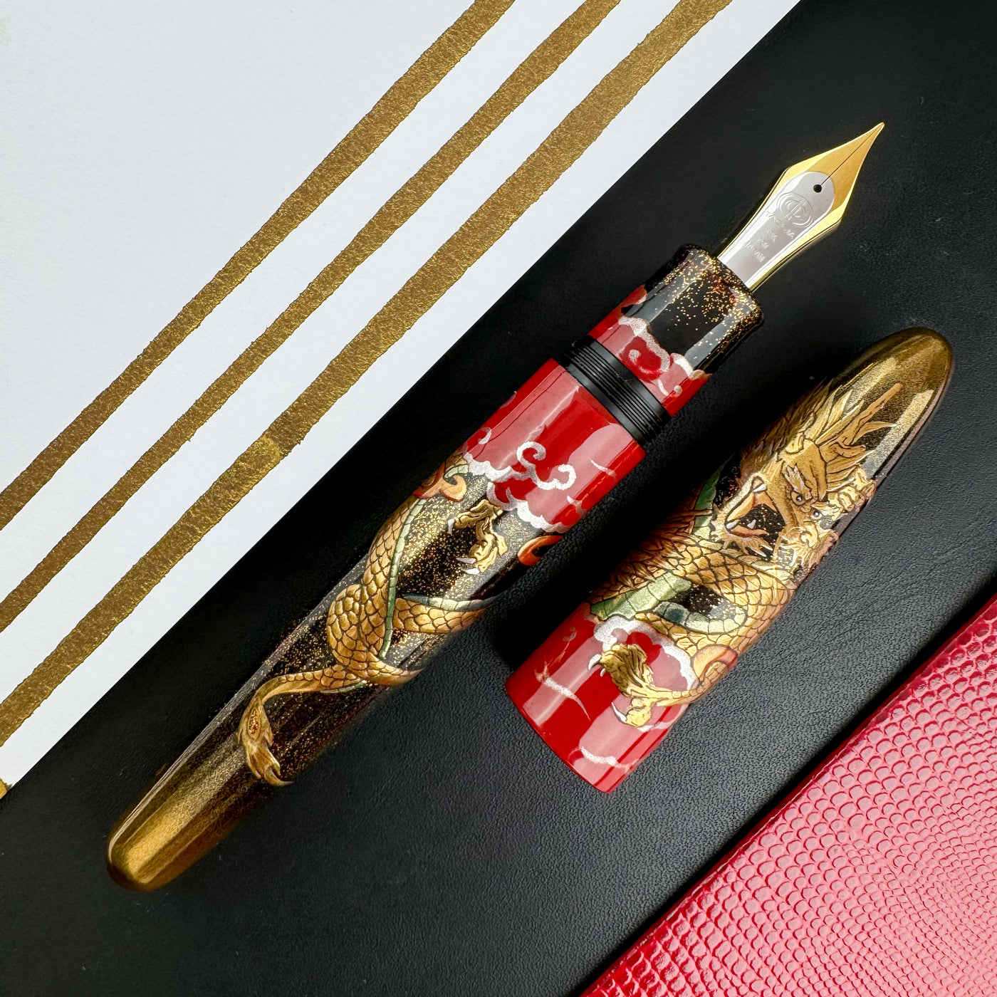 TACCIA Empress Fountain Pen - Double Dragons (Limited Edition)