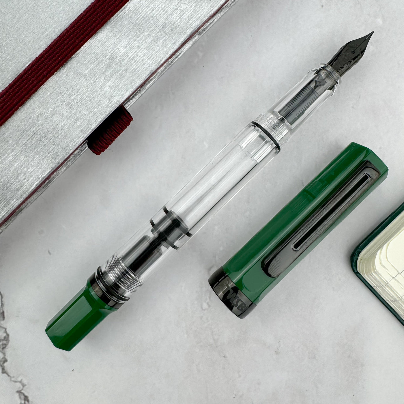 TWSBI Eco Fountain Pen - Irish Green w/ Onyx