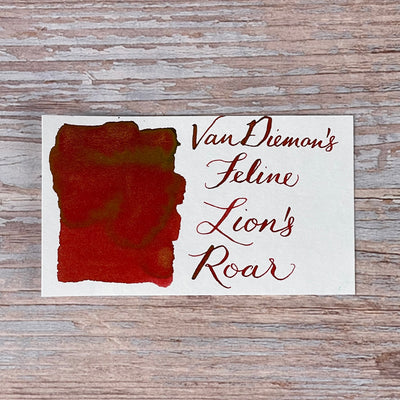 Van Dieman's Feline - Lion's Roar Shimmering 30ml Bottled Ink