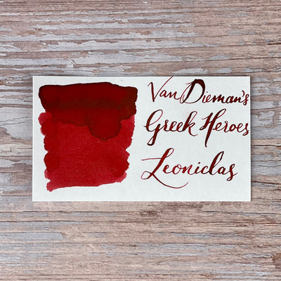 Van Dieman's Greek Heroes - Leonidas 30ml Bottled Ink