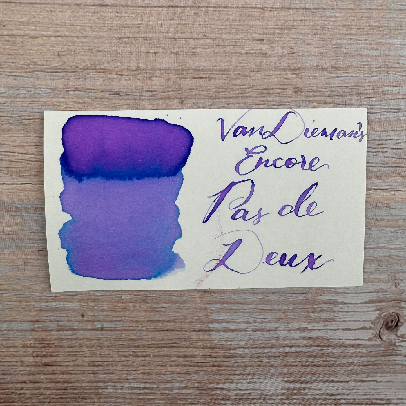 Van Dieman's Encore - Pas de Deux - 40ml Bottled Ink