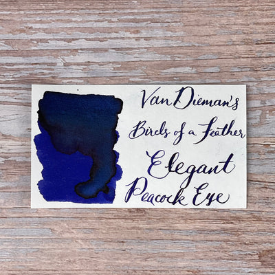 Van Dieman's Birds of a Feather - Elegant Peacock Eye - Shimmering 30ml Bottled Ink