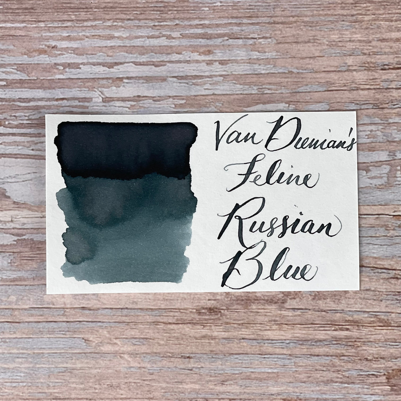 Van Dieman's Feline - Russian Blue 30ml Bottled Ink