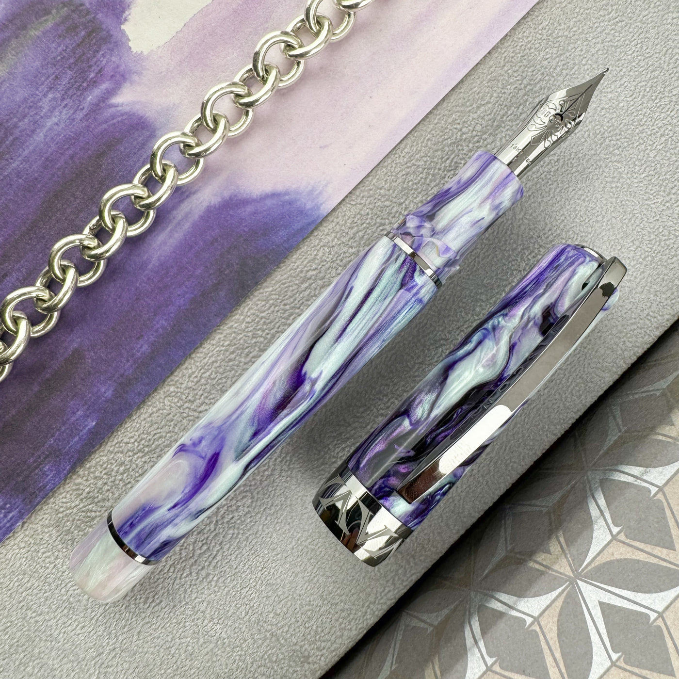 Visconti Voyager Fountain Pen - Lavender Isle (Atlas Exclusive)