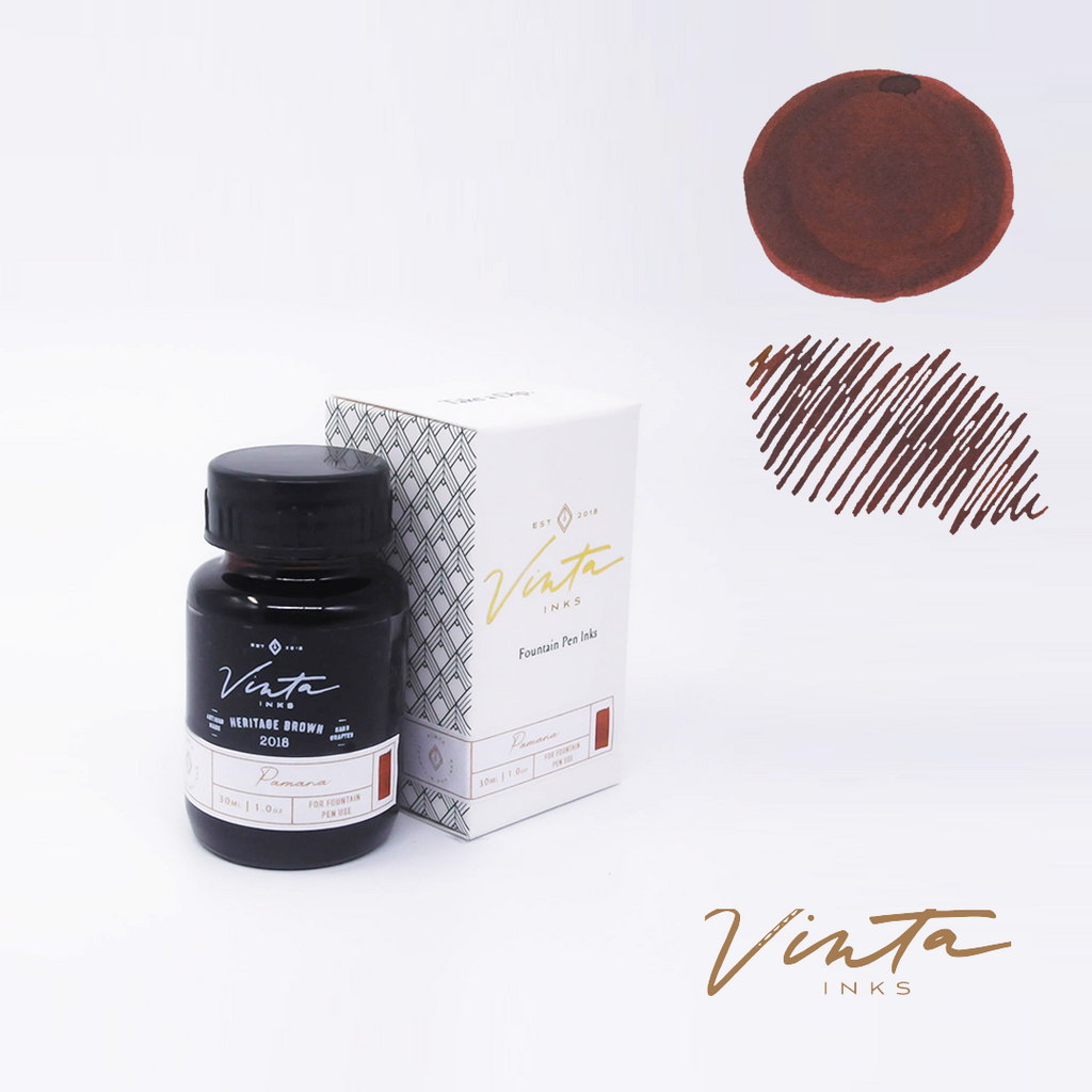 Vinta Heritage Brown (Pamana 2018) - 30ml Bottled Ink