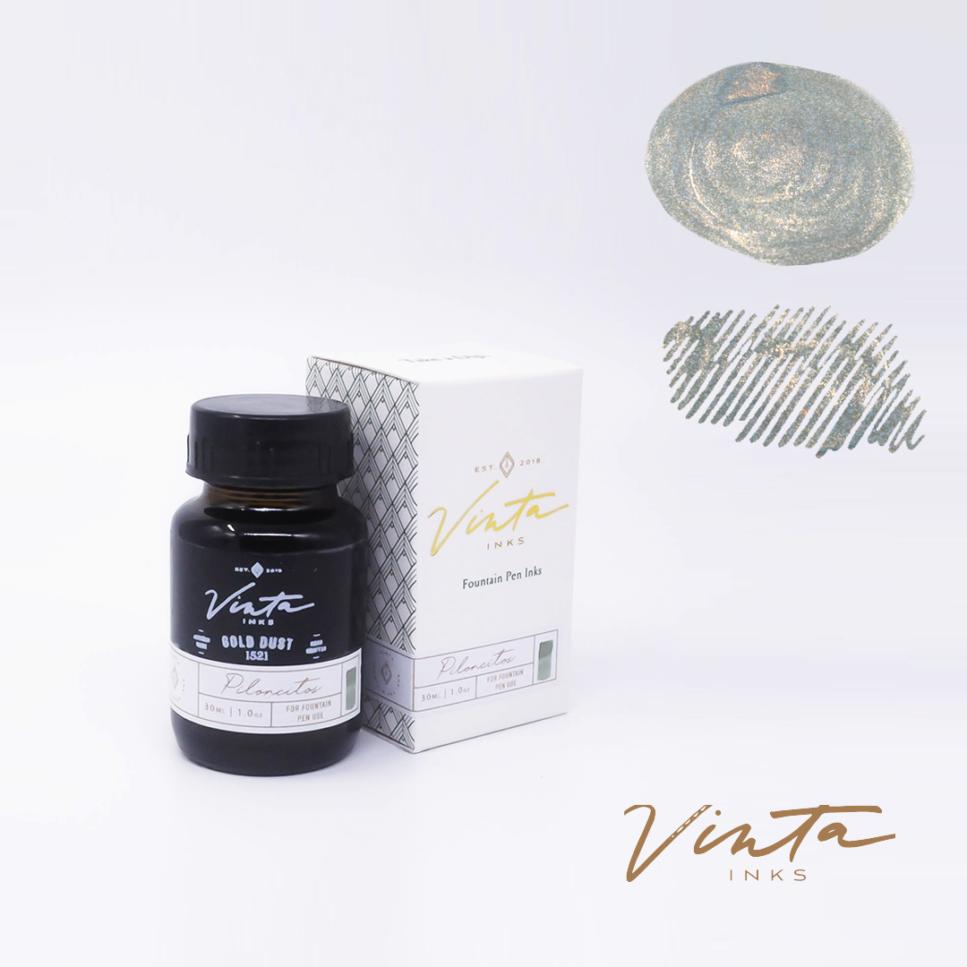 Vinta Gold Dust (Piloncitos 1521) (Shimmer) - 30ml Bottled Ink