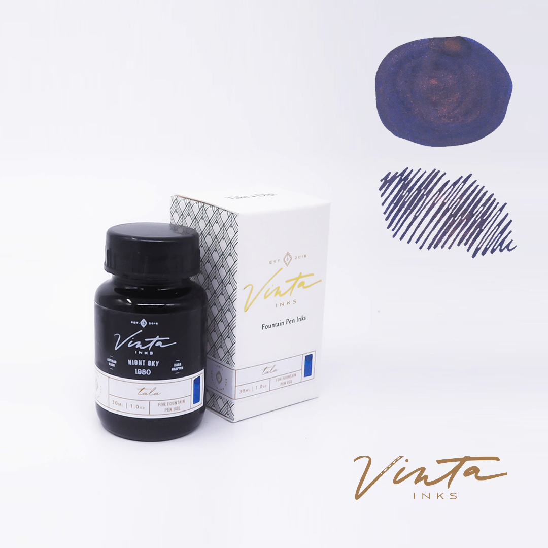 Vinta Night Sky (Tala 1980) (Shimmer) - 30ml Bottled Ink