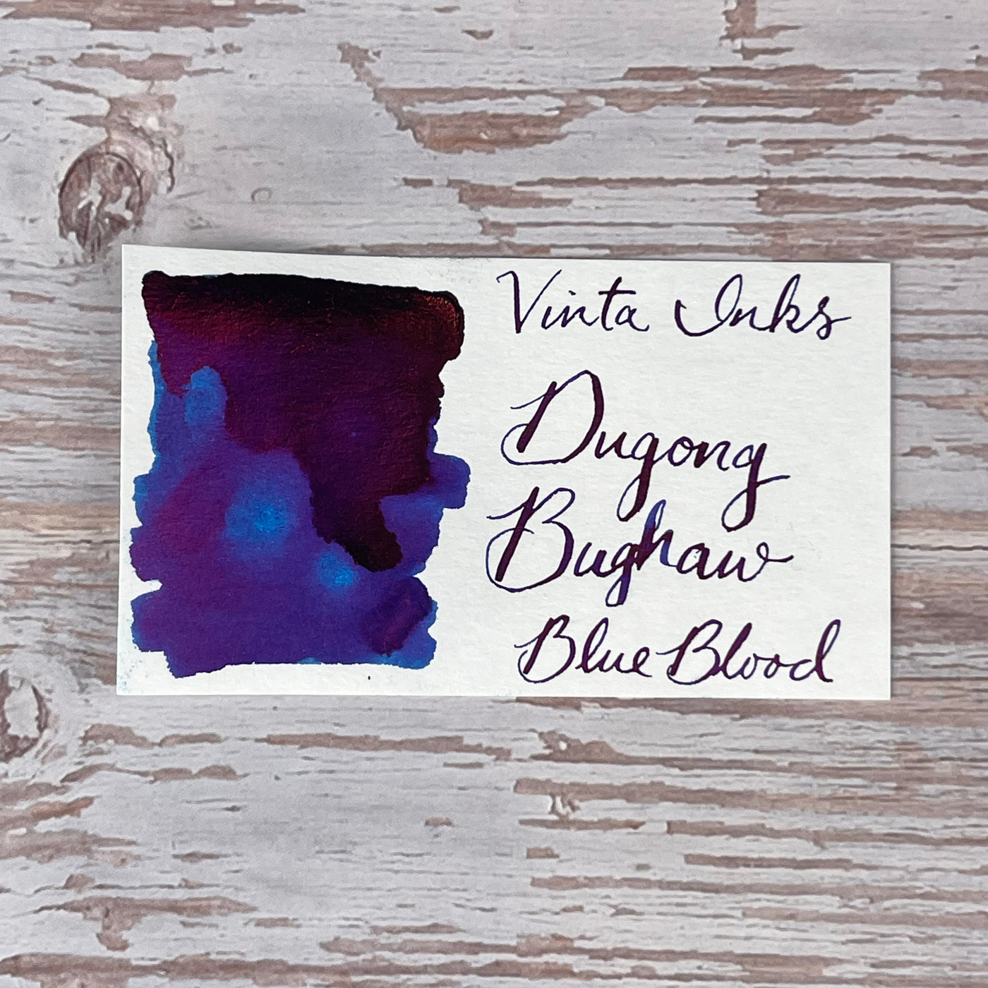 Vinta Blue Blood (Dugong Bughaw 1521) - 30ml Bottled Ink