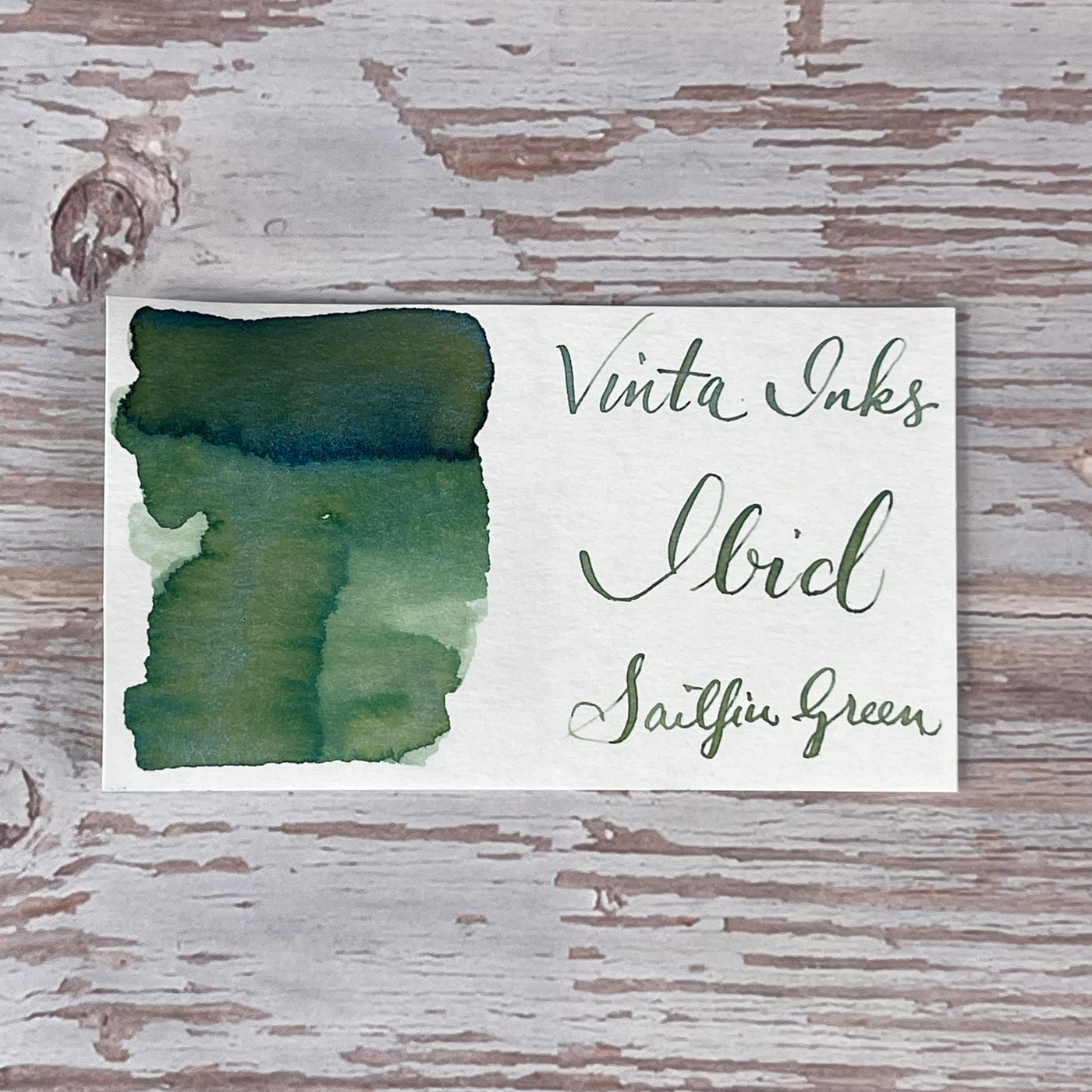 Vinta Sailfin Green (Ibid 1829) - 30ml Bottled Ink