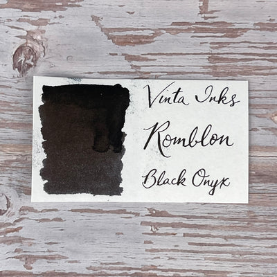 Vinta Black Onyx (Romblon 1582) - 30ml Bottled Ink