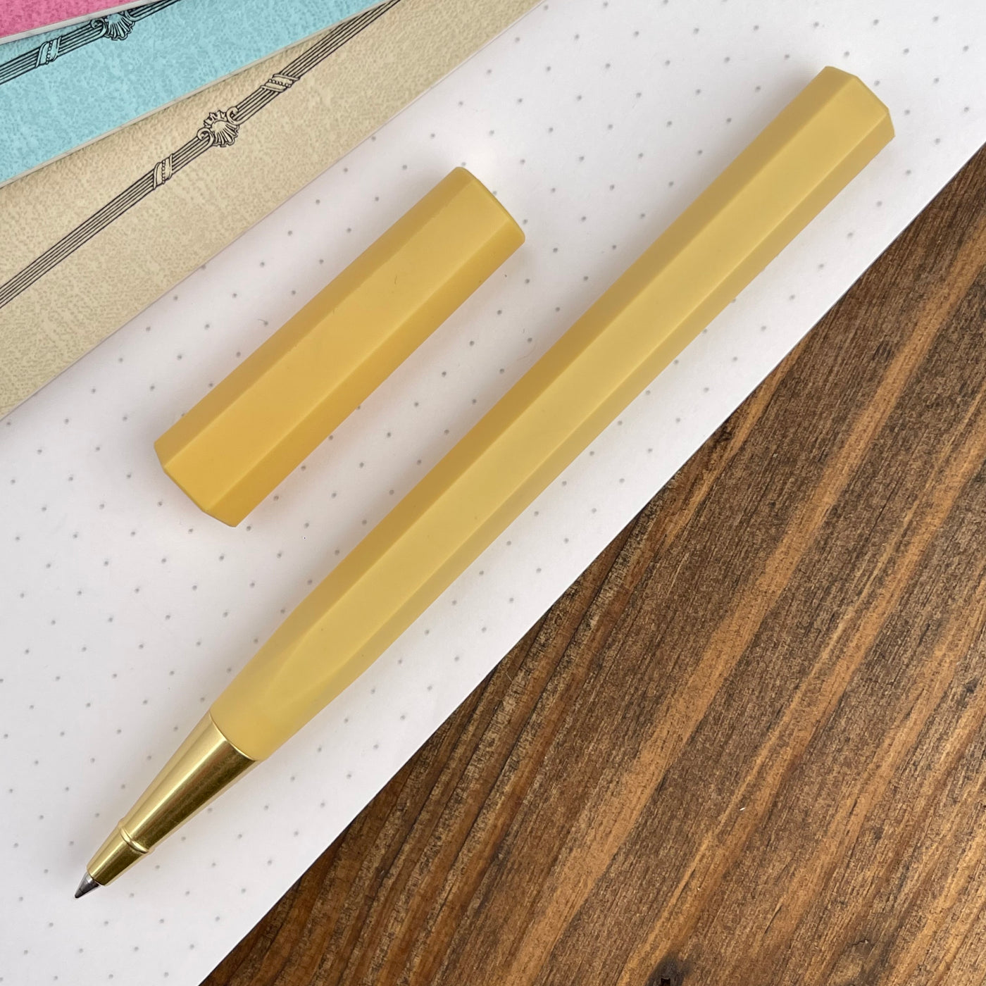 ystudio Glamour Evolve Ocean Rollerball Pen - Dawn Yellow