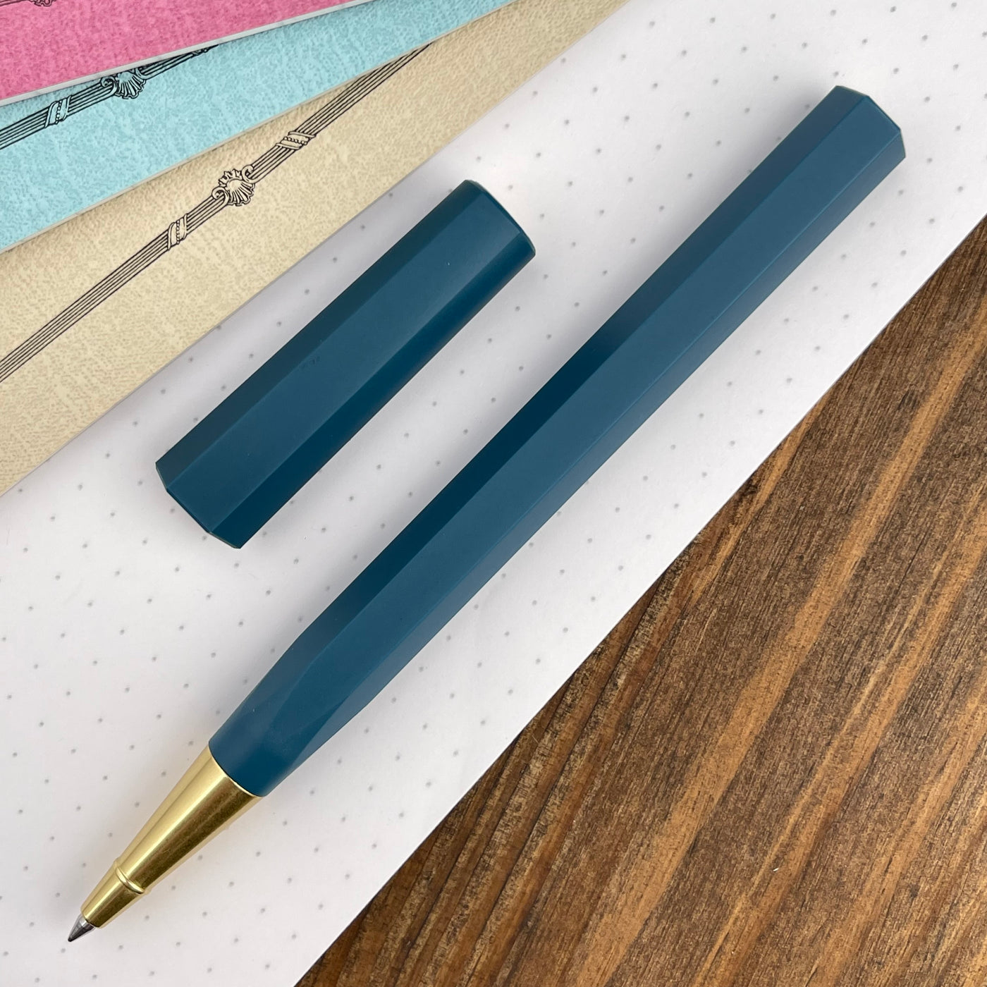 ystudio Glamour Evolve Ocean Rollerball Pen - Sea Indigo