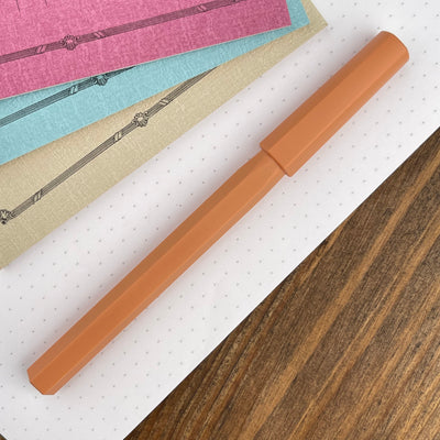 ystudio Glamour Evolve Ocean Rollerball Pen - Sunset Orange