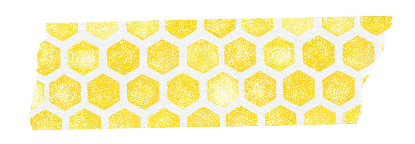 Yellow Hex Washi Tape