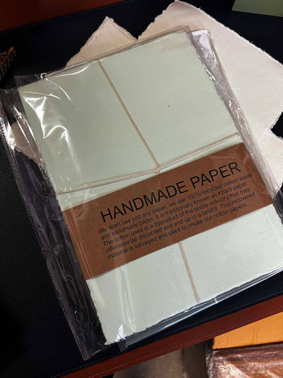 Handmade Paper Sheets - 8.5 x 11