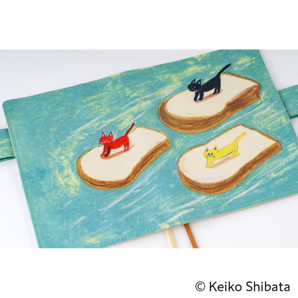 Hobonichi Techo A6 Original Planner Cover - Keiko Shibata: Bread floating in the wind