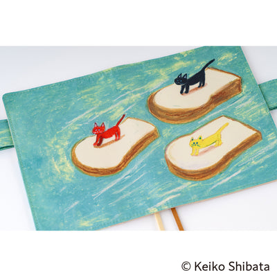 Hobonichi Techo A6 Original Planner Cover - Keiko Shibata: Bread floating in the wind