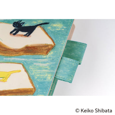 Hobonichi Techo A6 Original Planner Cover - Keiko Shibata: Bread floating in the wind