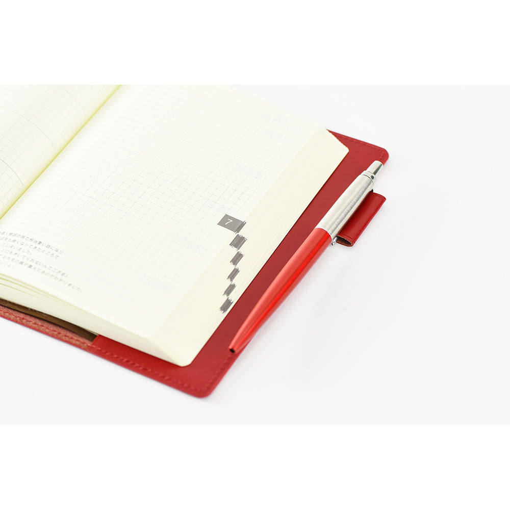 Hobonichi A6 5-Year Book Cover - Red