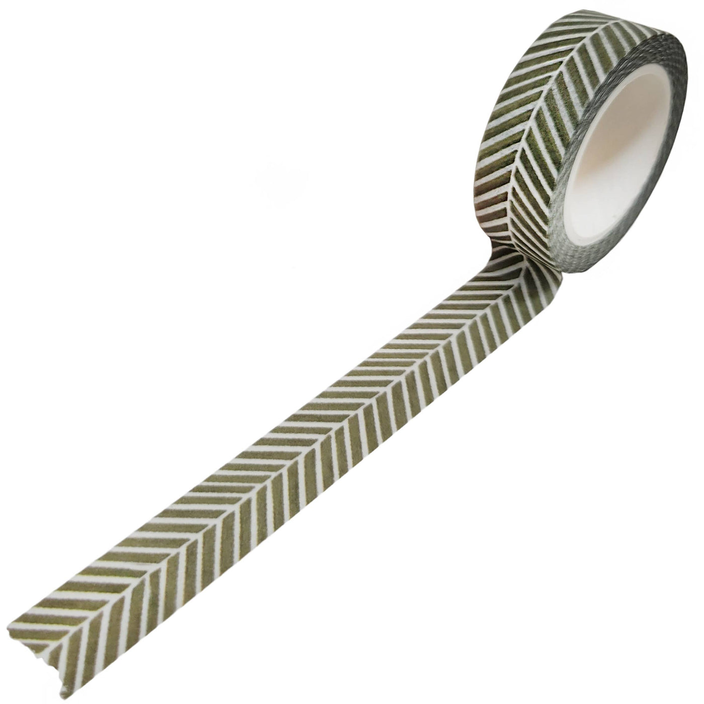 Green Herringbone Washi Tape