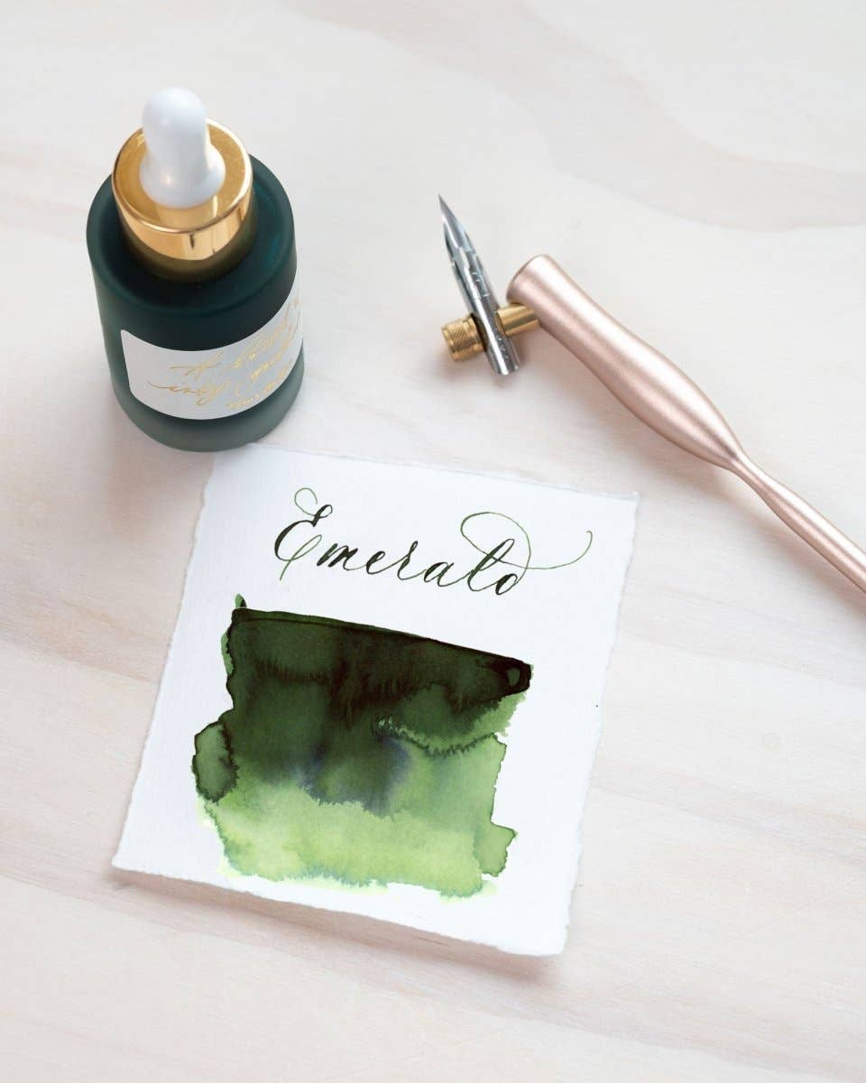 Tom's Studio Emerald - Calligraphy Ink