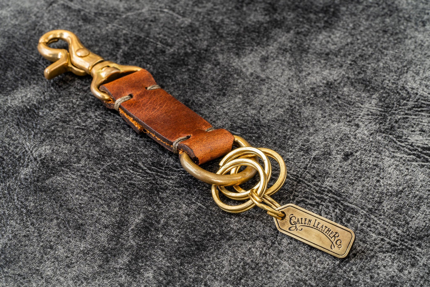 Galen Leather Key Holder - Texas