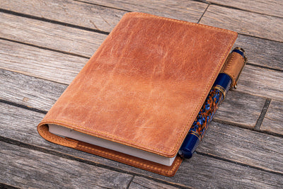 Galen Leather Slim A6 Notebook Cover