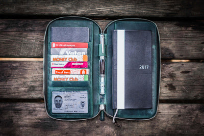 Galen Leather Zippered Hobonichi Weeks Cover