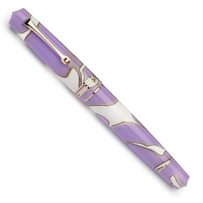 Leonardo Momento Zero Fountain Pen - Nuvola Lilac w/ Rose Gold Trim