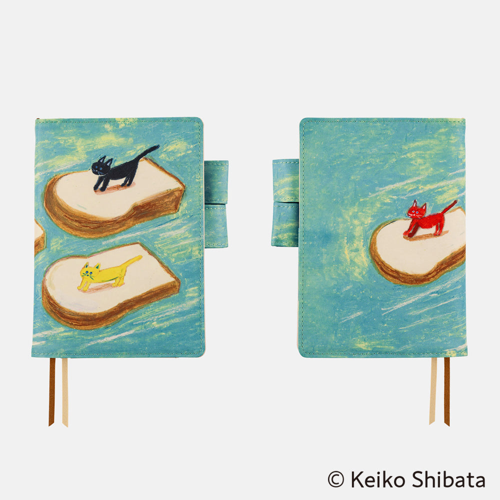 Hobonichi Techo A6 Original Planner Cover - Keiko Shibata: Bread floating in the wind