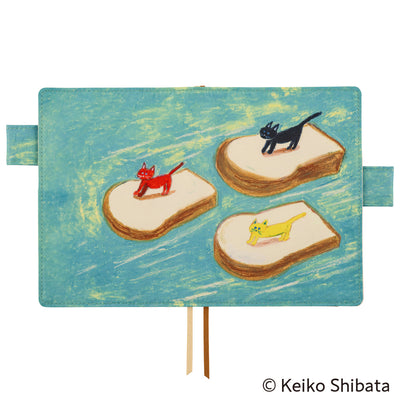 Hobonichi Techo A6 Original Planner Cover - Keiko Shibata: Bread floating in the wind