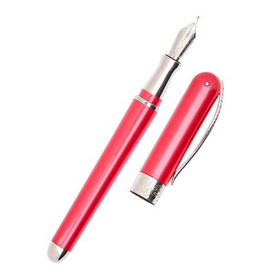 Pineider Avatar Shiny Fountain Pen - Red Cardinal