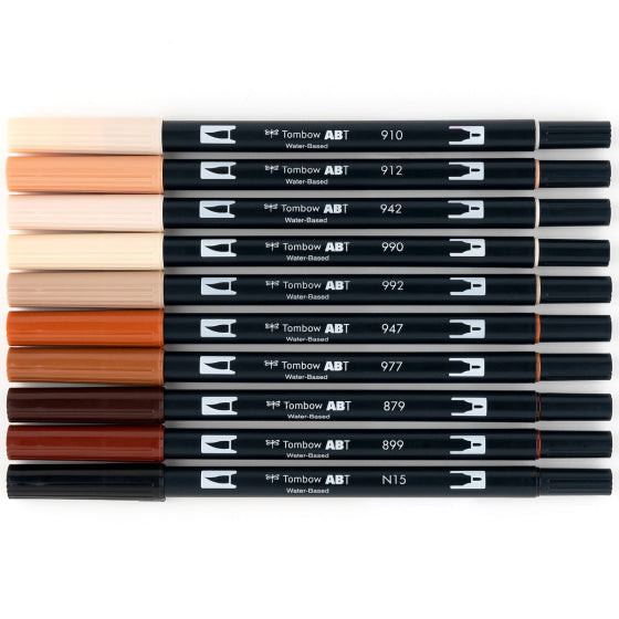Tombow Dual Brush Marker - Portrait Palette