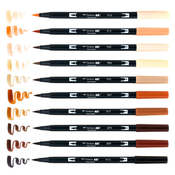 Tombow Dual Brush Marker - Portrait Palette