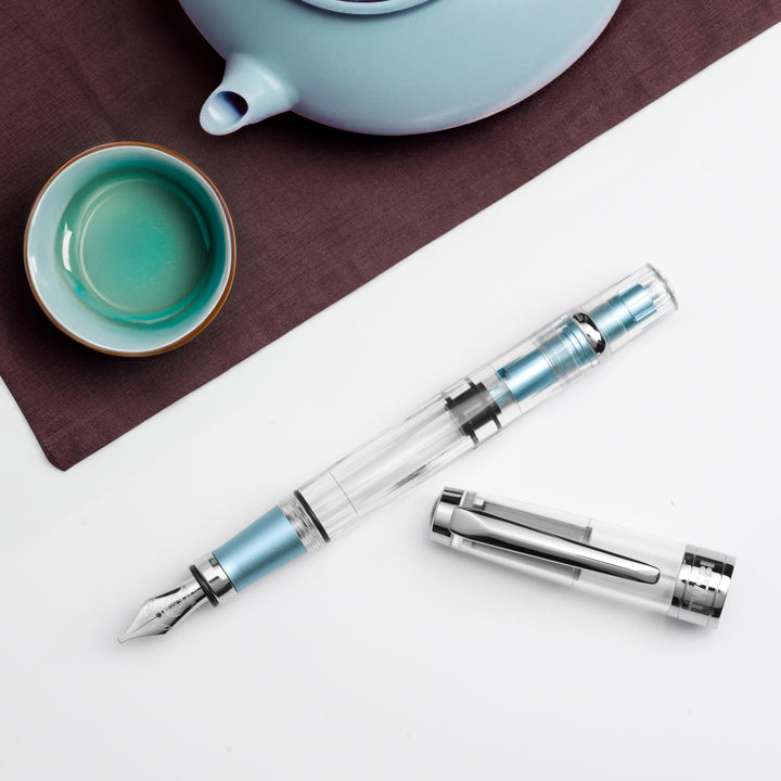 TWSBI Diamond 580AL Fountain Pen - Iceberg Blue | Atlas Stationers