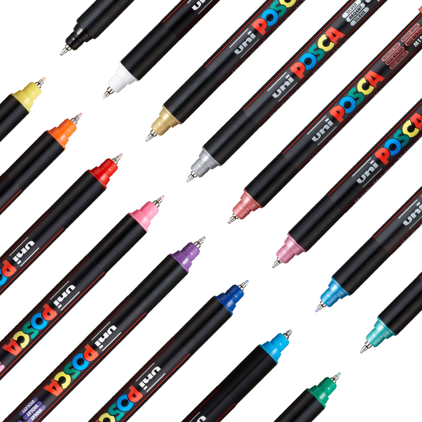 Uni POSCA PC-1MR Water-Based Paint Markers (8 Pack)