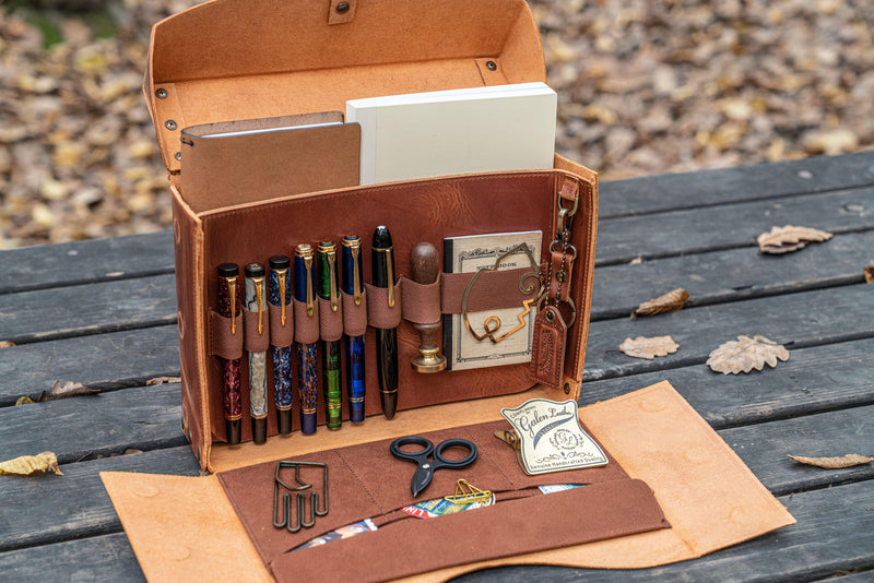 Galen Leather Writer's Medic Bag