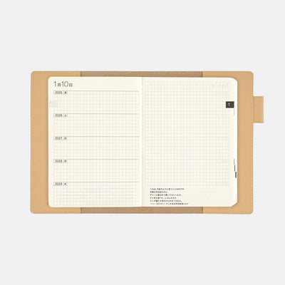 Hobonichi A6 5-Year Book Cover - Natural