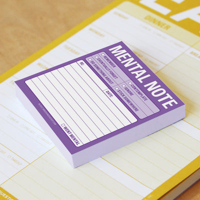 Mental Note Sticky Notes | Atlas Stationers.