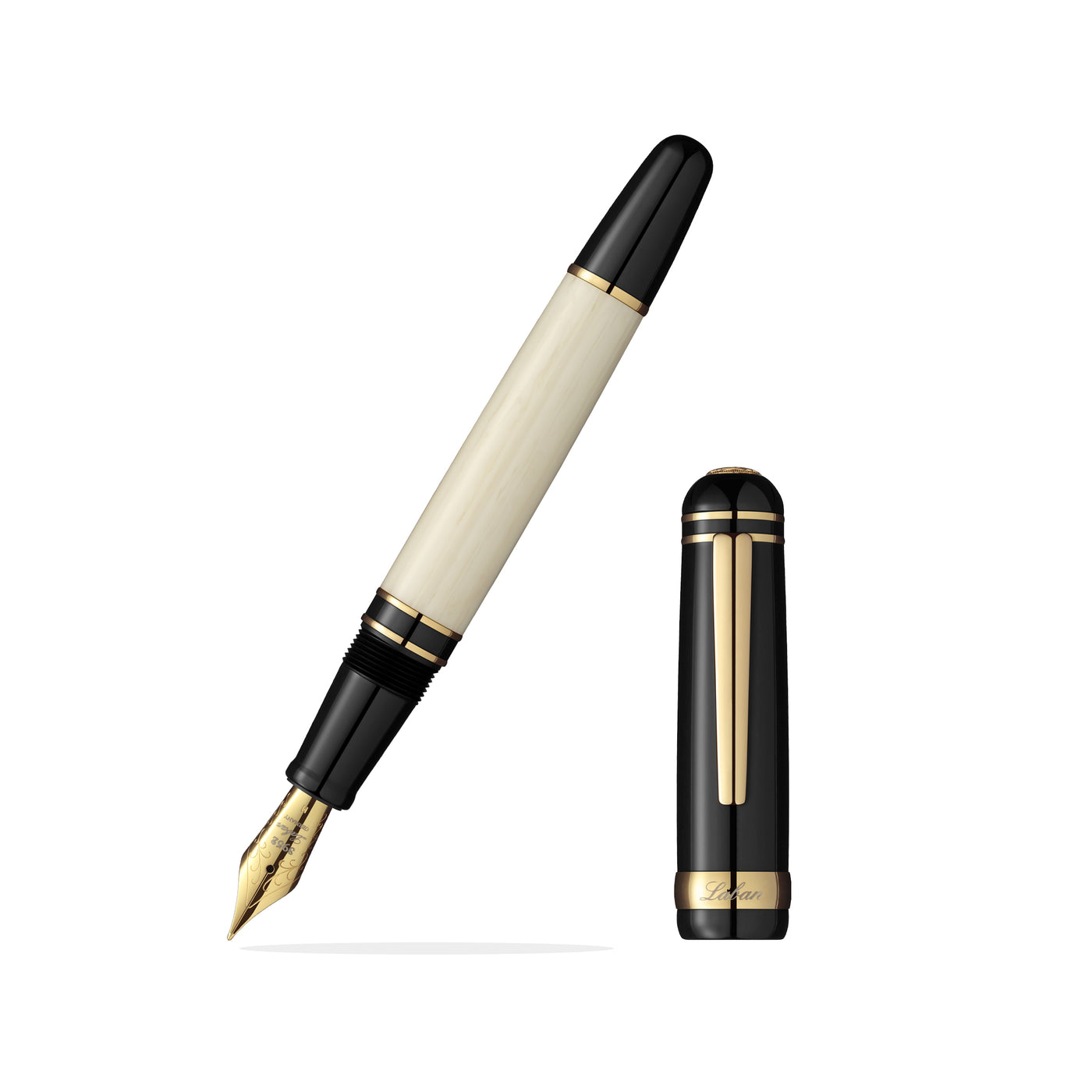 Laban 325 Fountain Pen - Cambridge Marble Black | Atlas Stationers.