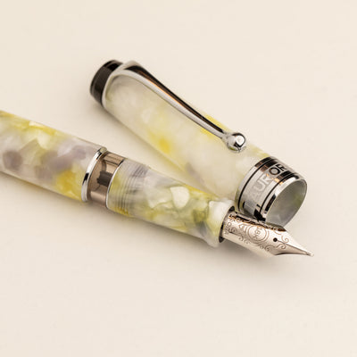 Aurora Optima Caleidoscopio Fountain Pen - Luce Bianca | Atlas Stationers.