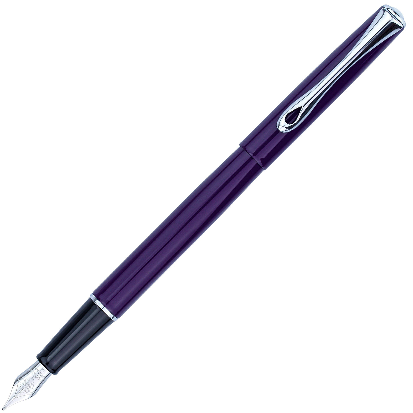 Diplomat Traveller Fountain Pen - Deep Purple | Atlas Stationers.