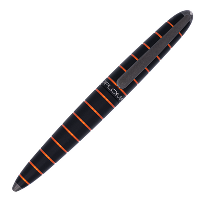 Diplomat Elox Rollerball Pen - Black with Orange Rings | Atlas Stationers.