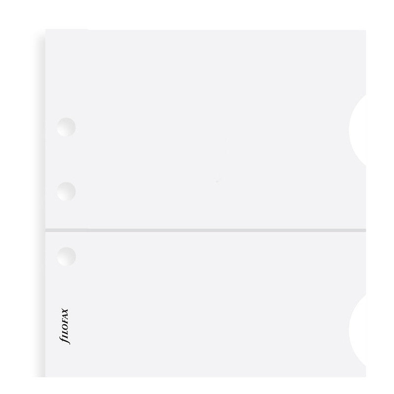 Filofax Personal & Personal Compact Plain Computer Paper Refill (B930200), White